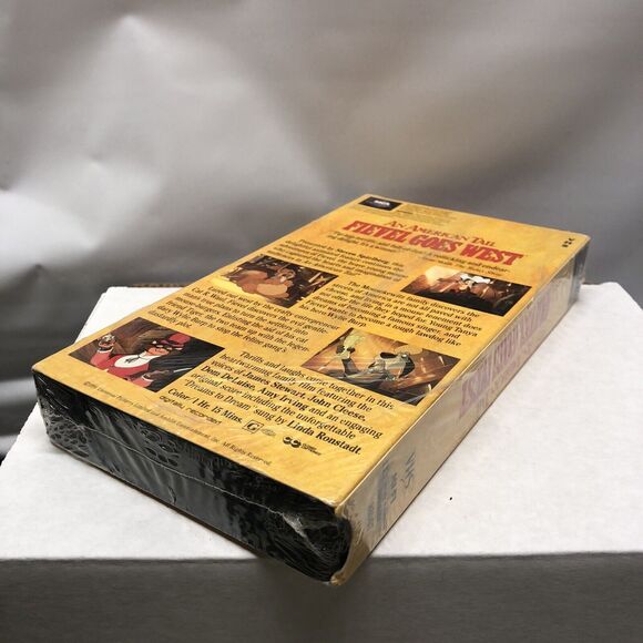 An American Tail - Fievel Goes West (VHS,1992) Steven Spielberg Watermarks OOP - Picture 4 of 4